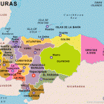 honduras political map 150x150 Honduras Map