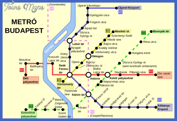 hungary metro map  0 Hungary Metro Map