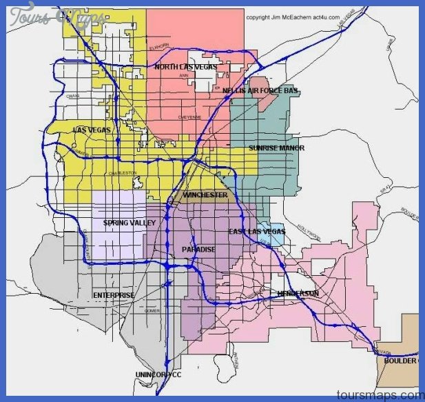 incorporatedcities North Las Vegas Map