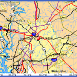 interstate map of charlotte nc 150x150 Charlotte Map