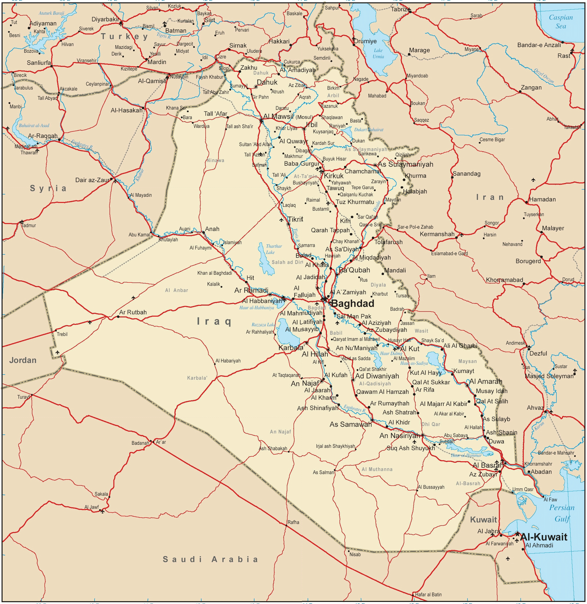 iraq transport map Iraq Subway Map