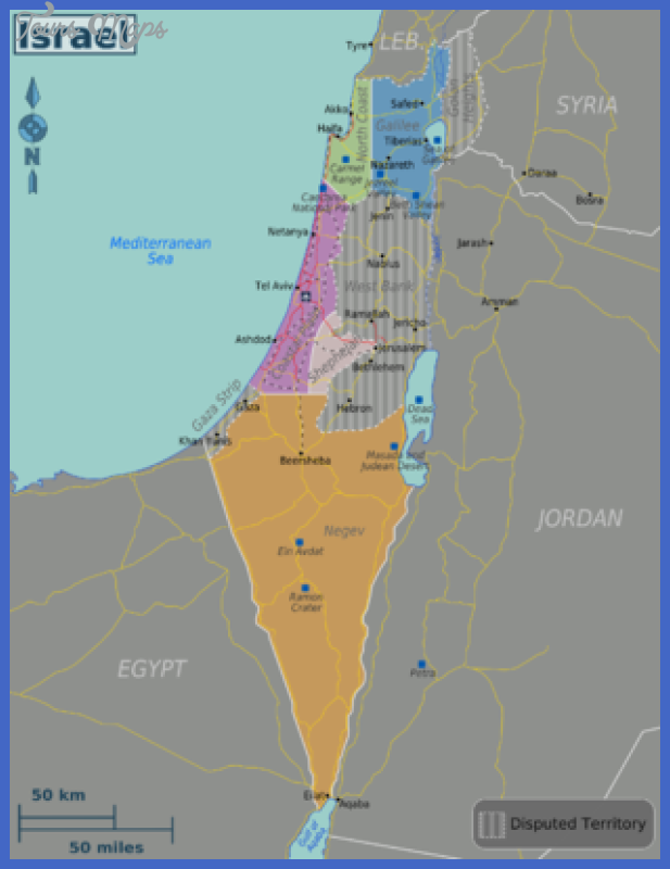 israel map tourist attractions 9 Israel Map Tourist Attractions