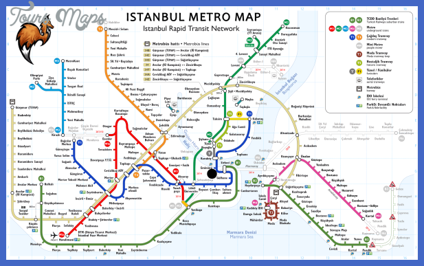 Istanbul Metro Map ToursMaps