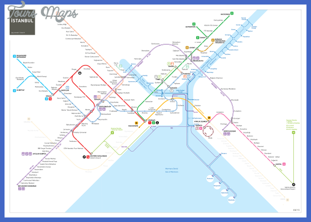 istanbul metro subway map Istanbul Subway Map