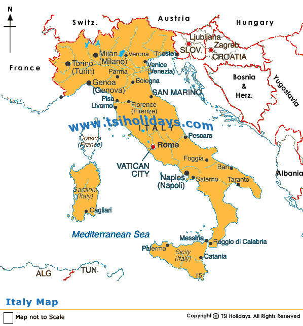 italy map tourist attractions 2 Italy Map Tourist Attractions