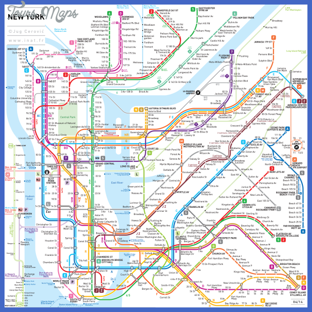 jug cerovic nyc subway map New York Metro Map
