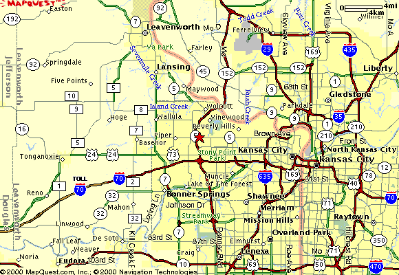 kansas road map Kansas City Subway Map