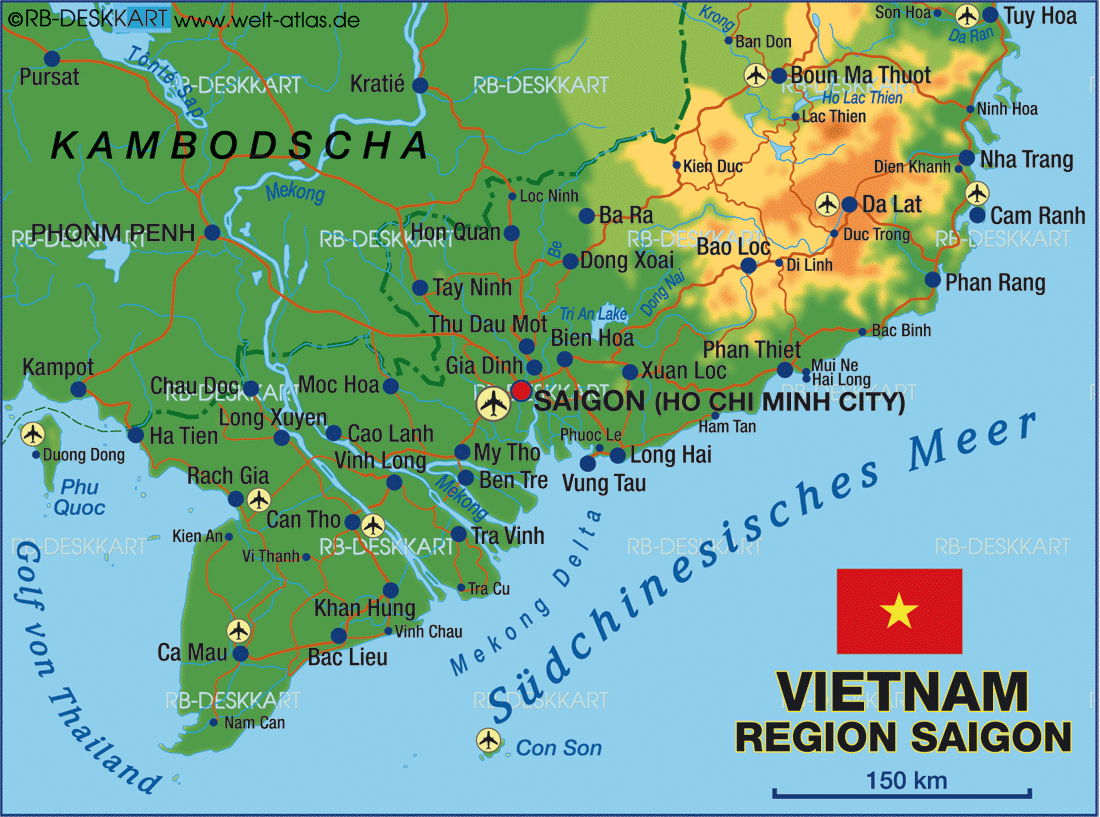 karte 6 438 Ho Chi Minh City Map