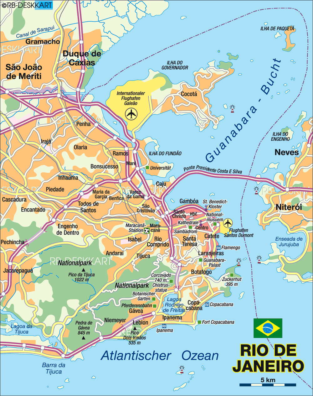 karte 9 61 Rio de Janeiro Map
