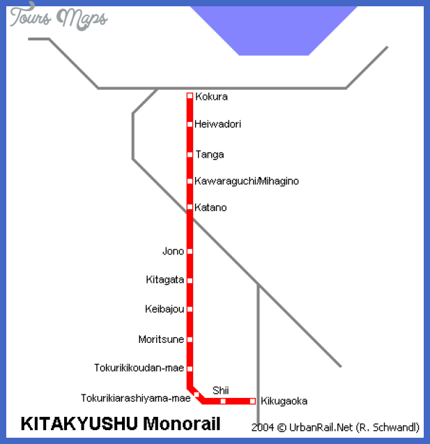 kitakyushu Syria Subway Map