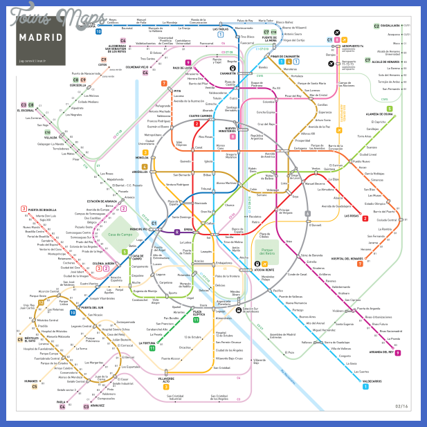 madrid metro subway map Madrid Subway Map