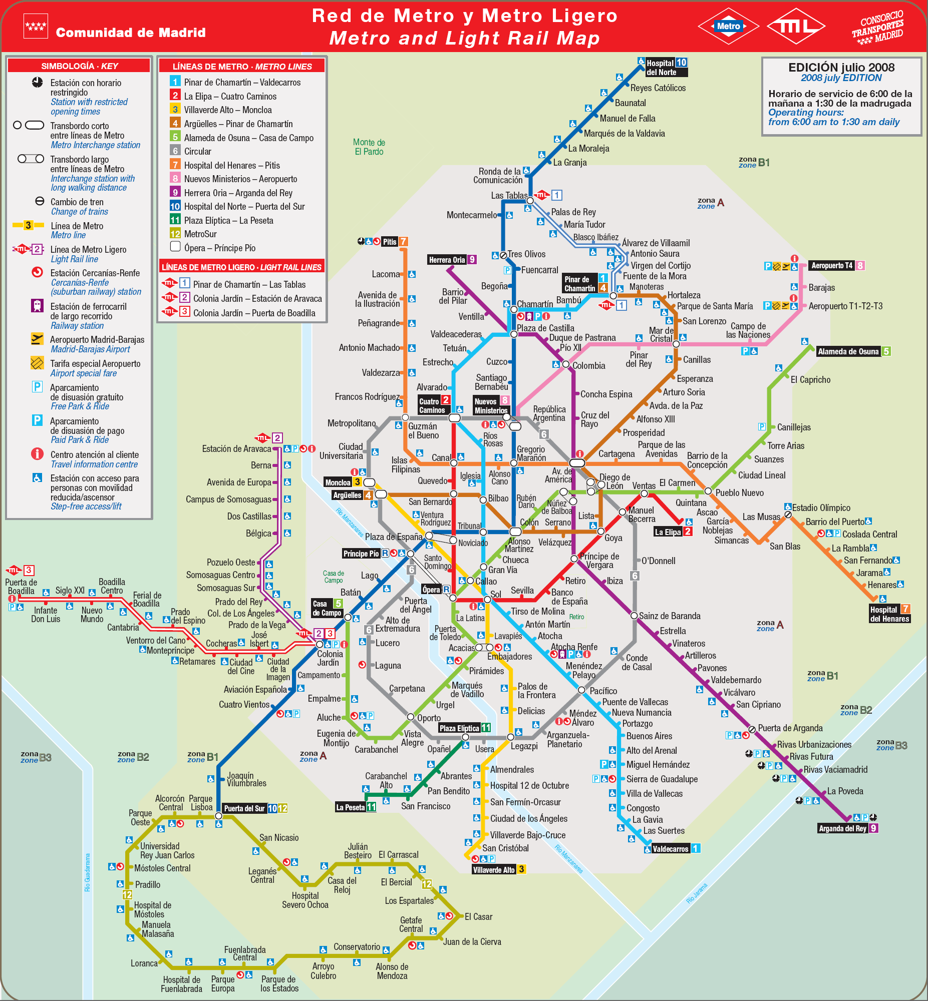 Madrid Subway Map ToursMaps