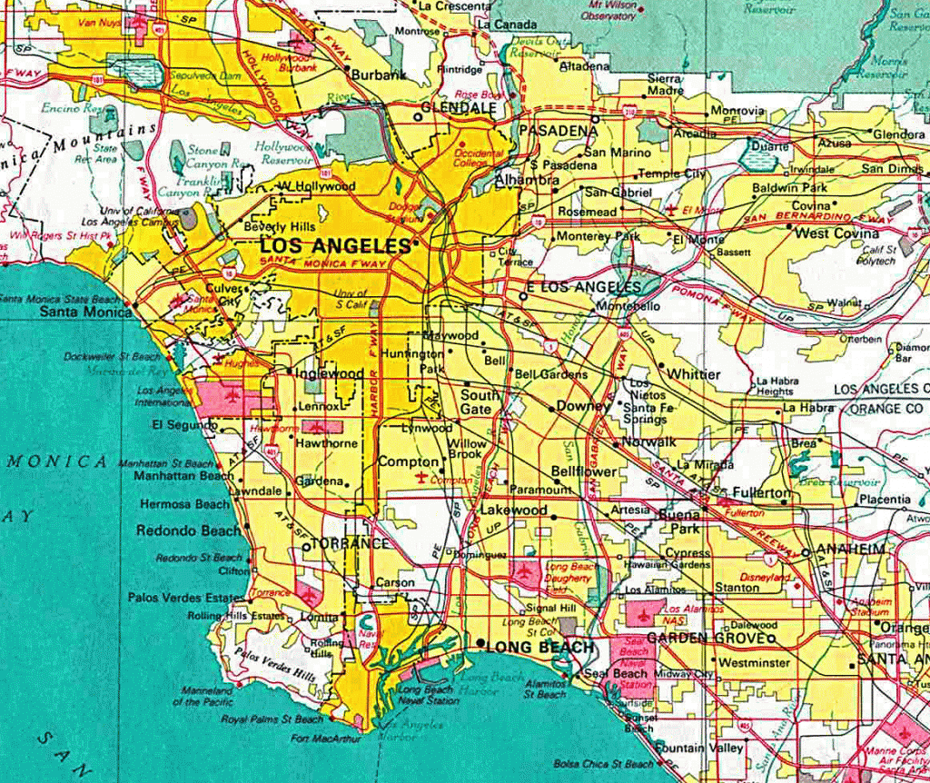 dating map los angeles area neighborhoods