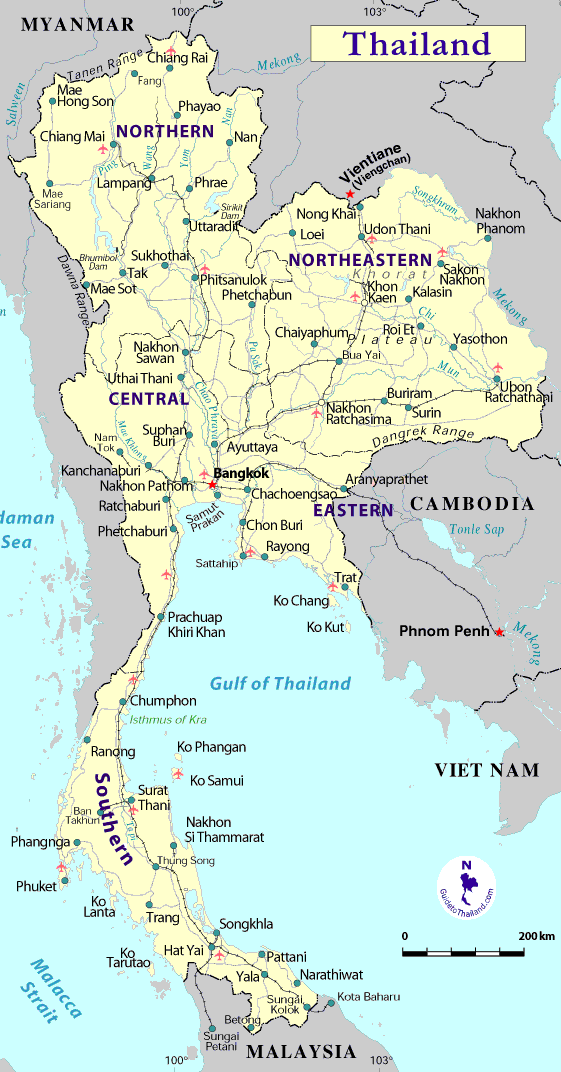 map thailand Thailand Subway Map