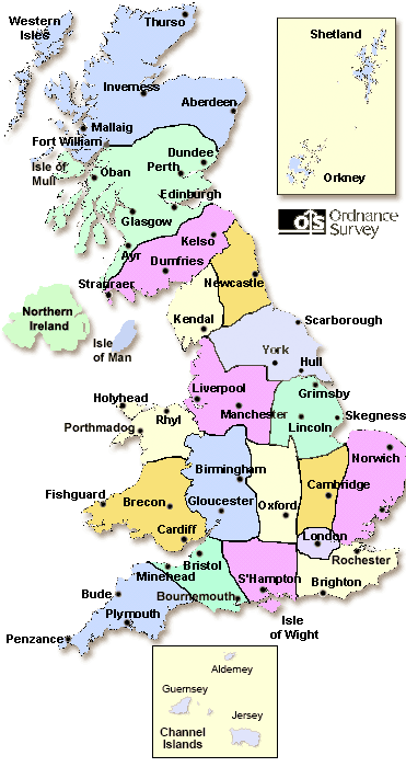 map uk United Kingdom Map Tourist Attractions