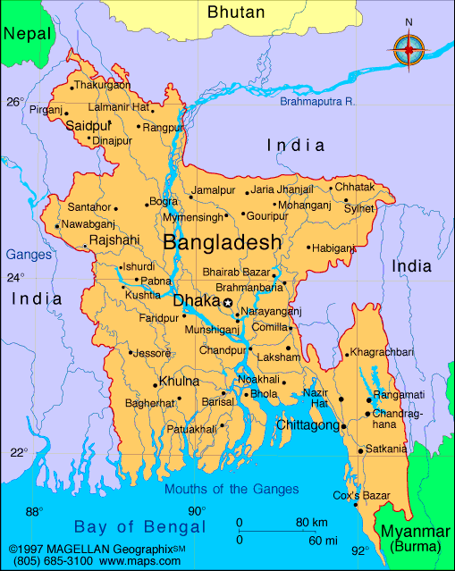 mbanglad Bangladesh Map