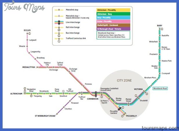 metrolink map Manchester Metro Map