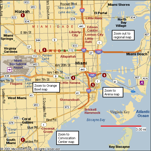 miami Miami Metro Map