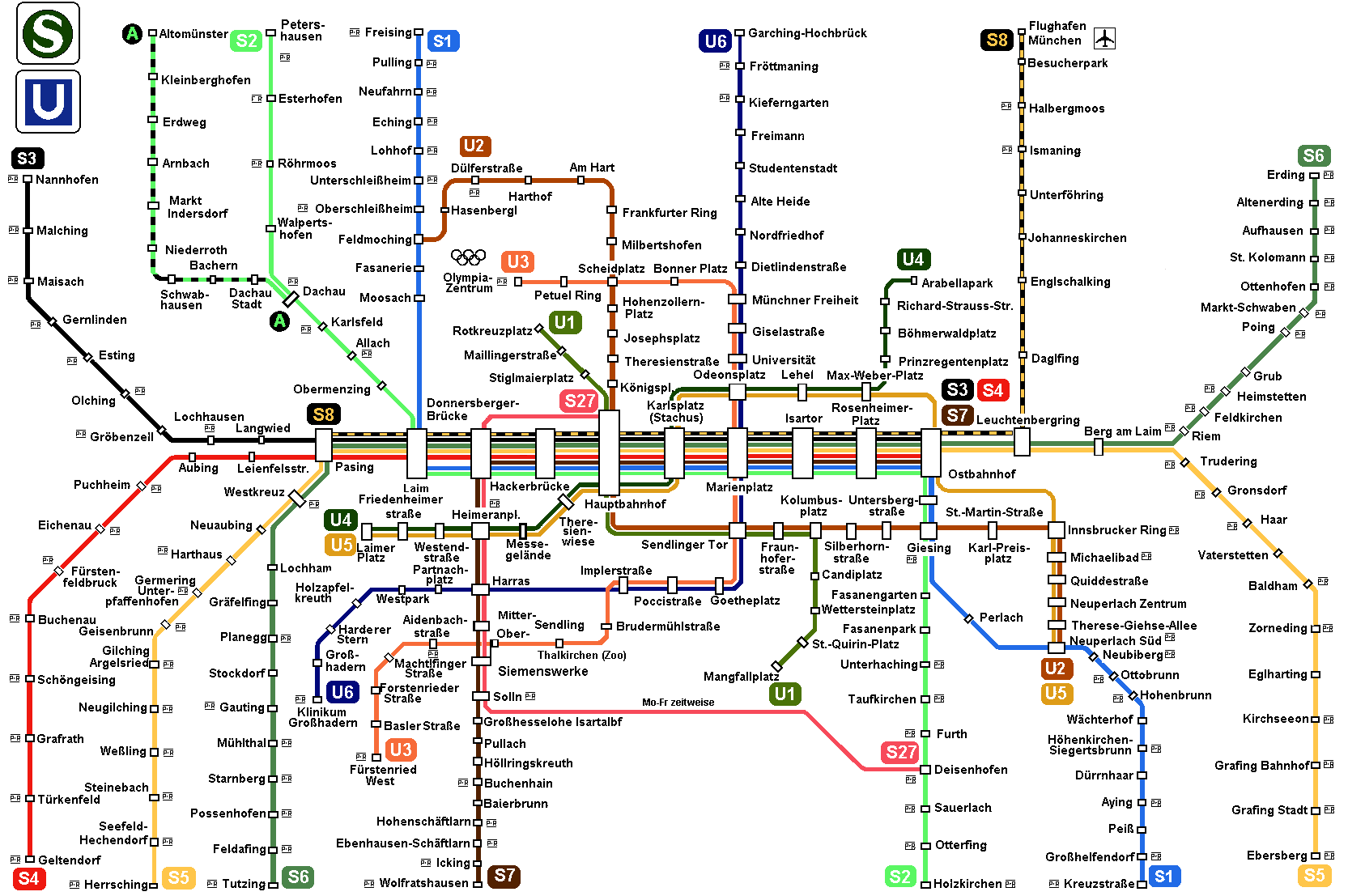 munich subway map  2 Munich Subway Map