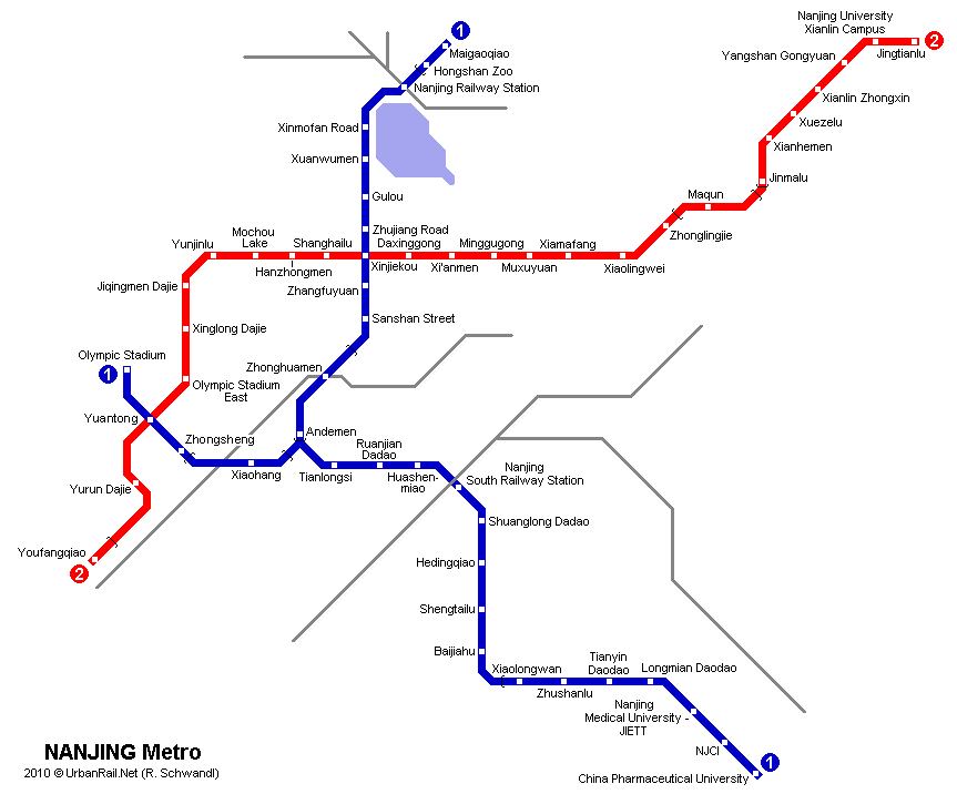 nanjing Uzbekistan Subway Map