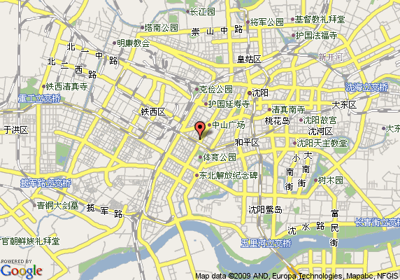 new world hotel shenyang map Shenyang Map