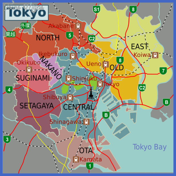 new tokyo map Tokyo Map