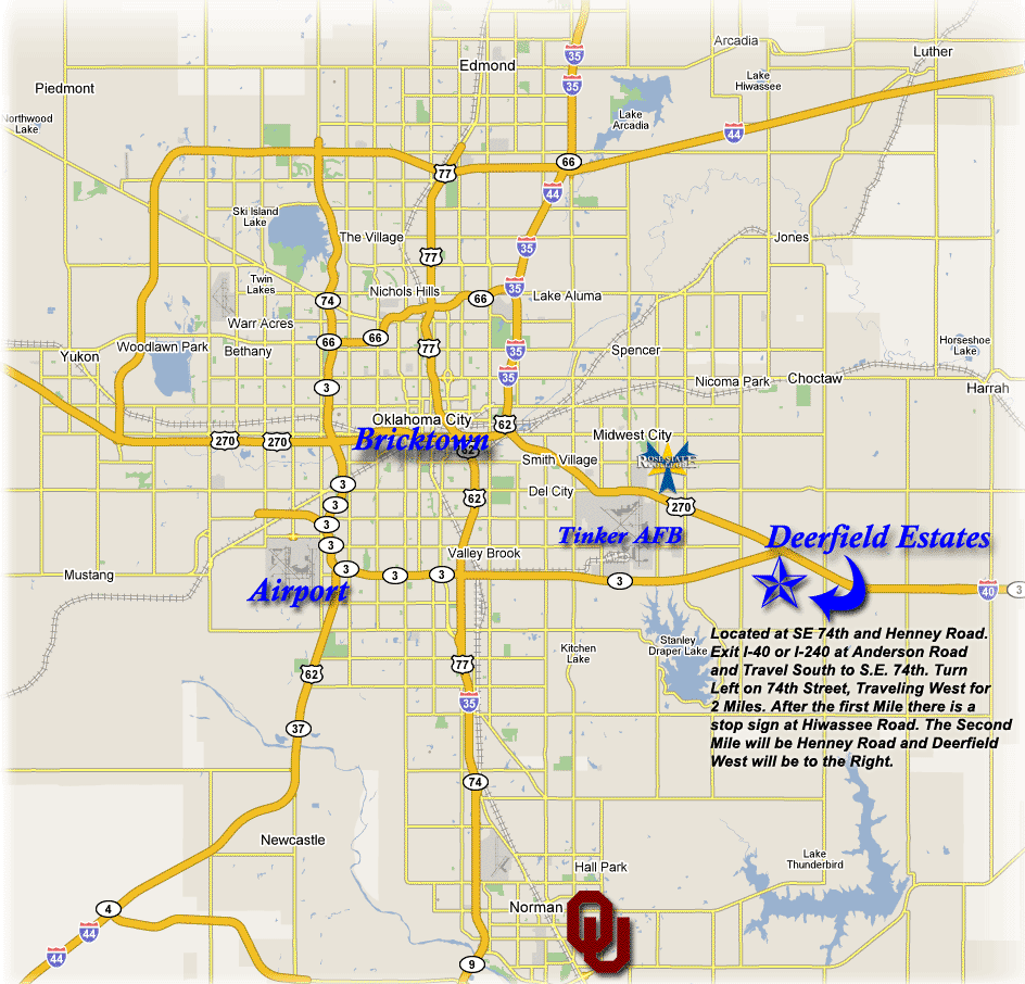 oklahoma city oklahoma tourist map 5 Oklahoma City Map Tourist Attractions