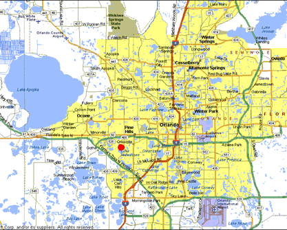 orlandomap Orlando Metro Map