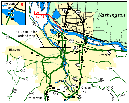 portland metro map  0 Portland Metro Map