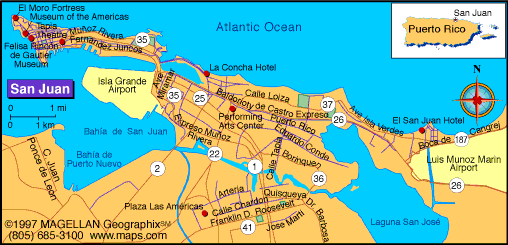 san juan puerto rico map pdf