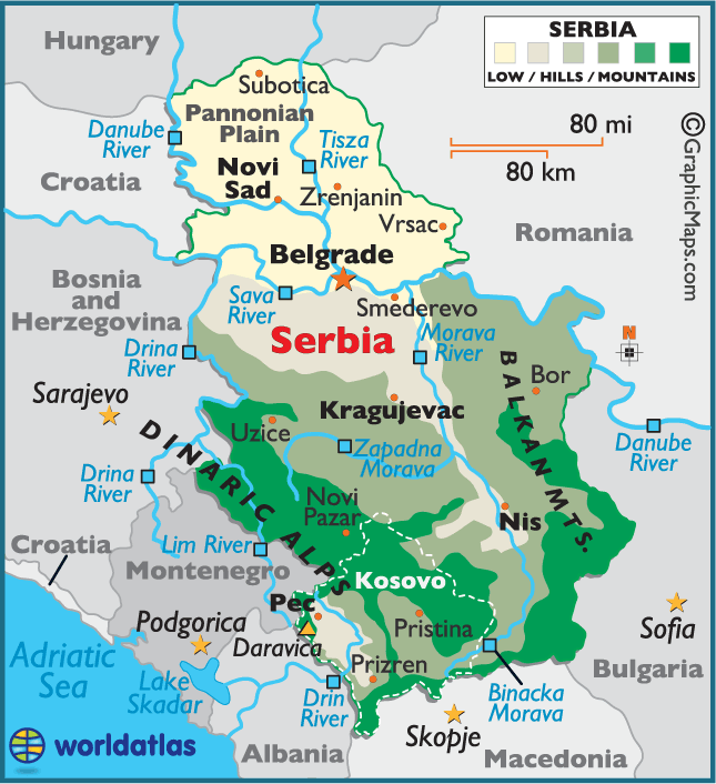 rscolor Serbia Map