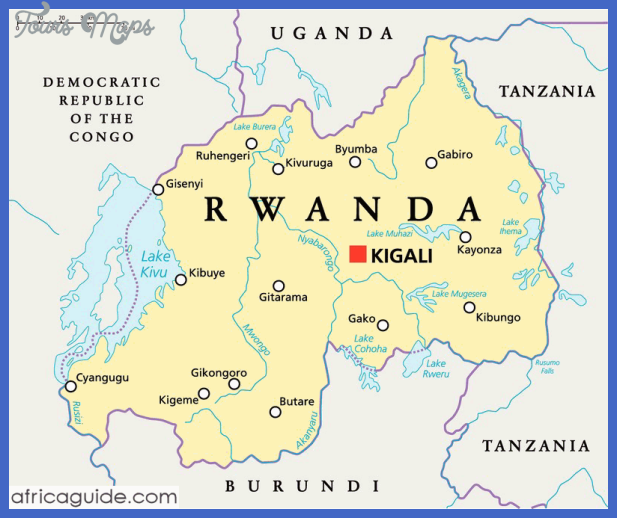 rwanda map 3 Rwanda Map