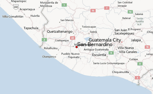 san bernardino 1 8 San Bernardino Map