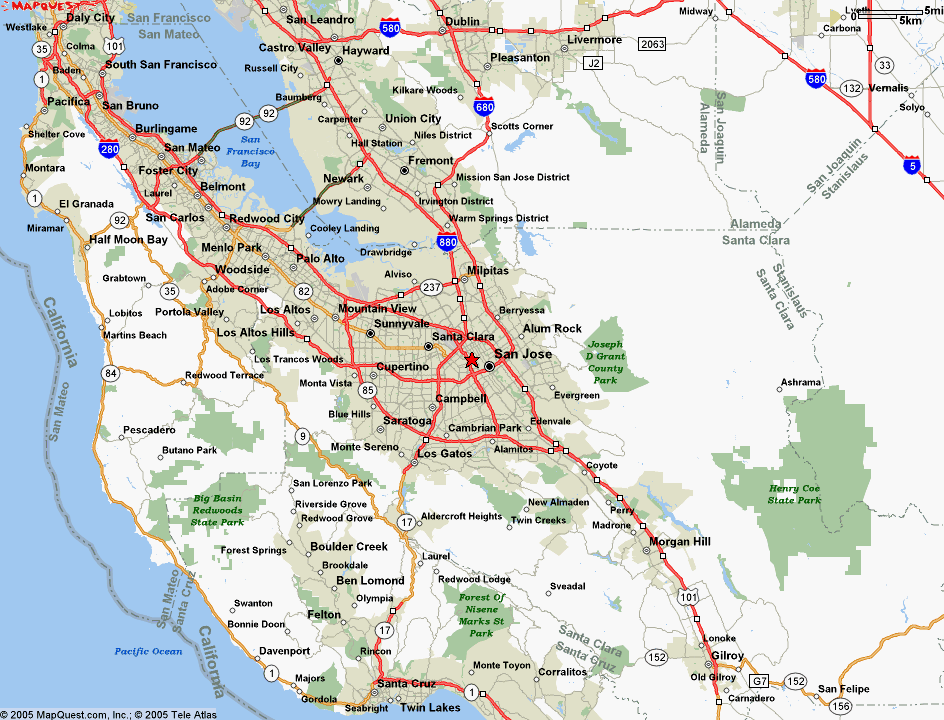 san jose map  0 San Jose Map