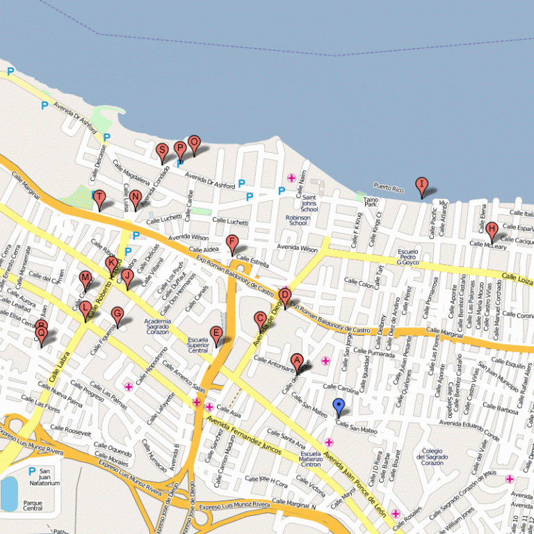 San Juan Map Tourist Attractions Toursmaps