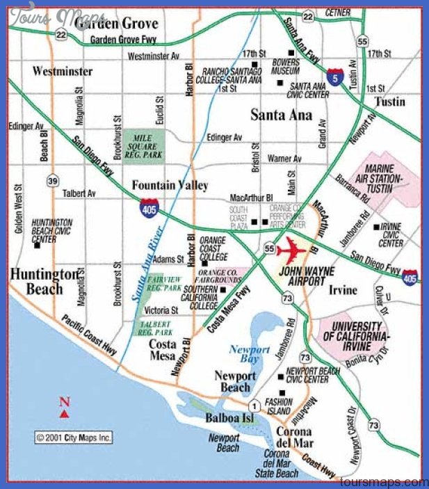 santaana Santa Ana Metro Map