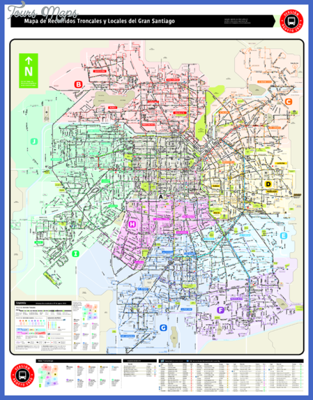 santiago subway map  4 Santiago Subway Map