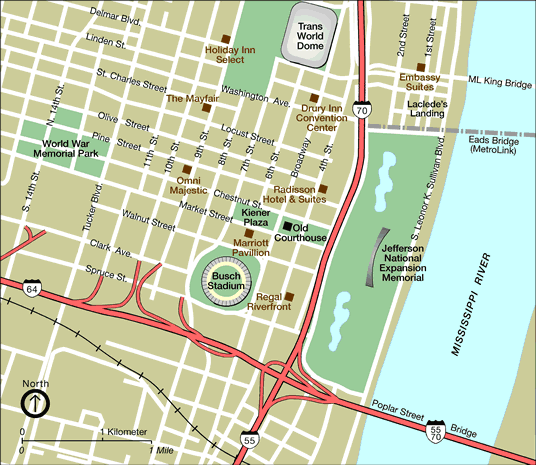 st louis map St. Louis Map