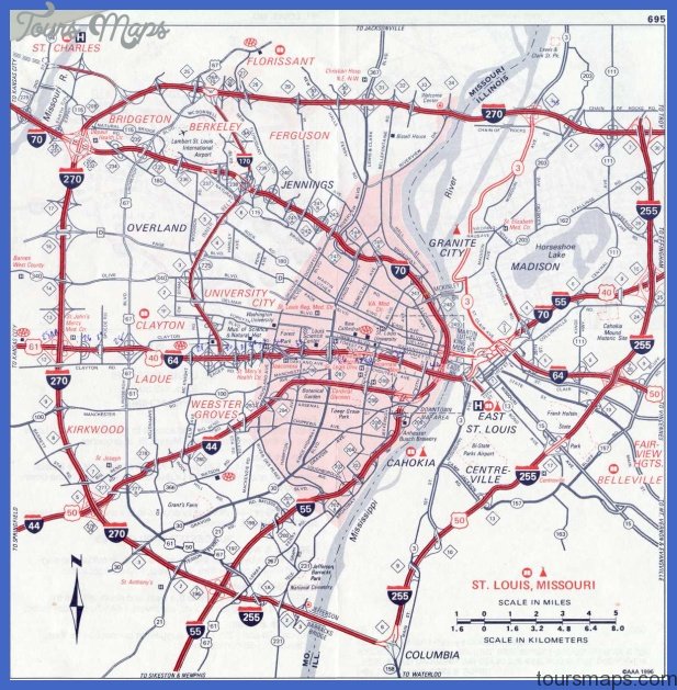 st louis map 0 St. Louis Map