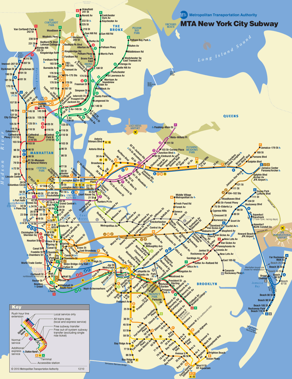 subway map big 1 Jersey City Subway Map
