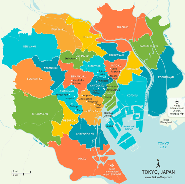 tokyomap Tokyo Map