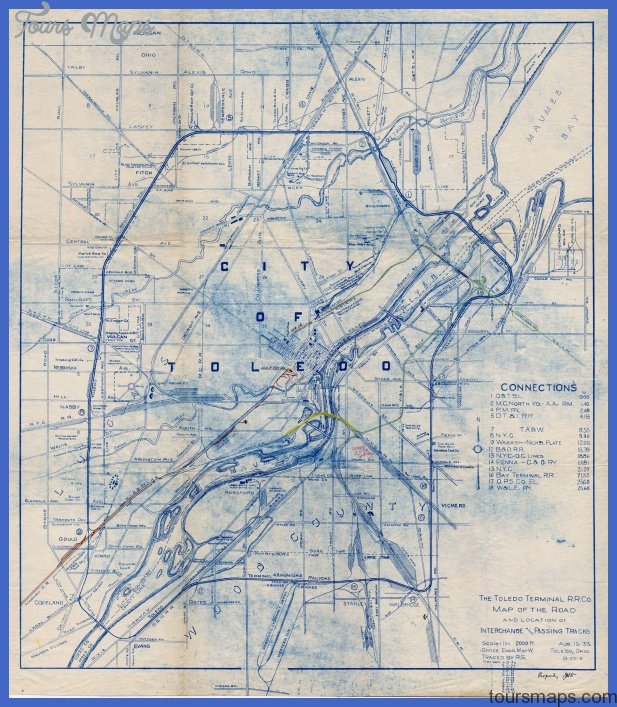 toledoterminal1944 100 Toledo Map