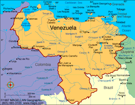 venezuela Venezuela Map