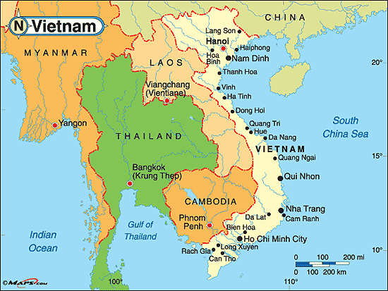 vietnamrap Vietnam Map