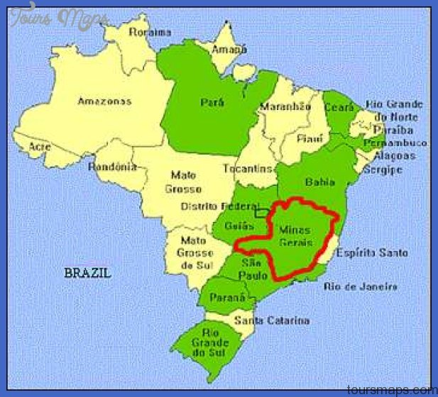 walbran8 Belo Horizonte Map Tourist Attractions