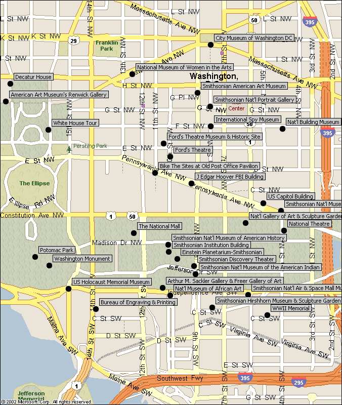 Washington Dc Must See Map London Top Attractions Map 