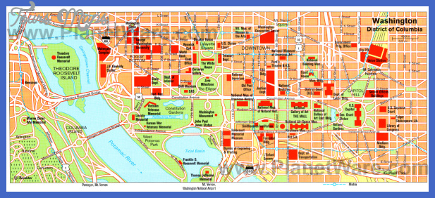 Washington Map Tourist Attractions - ToursMaps.com