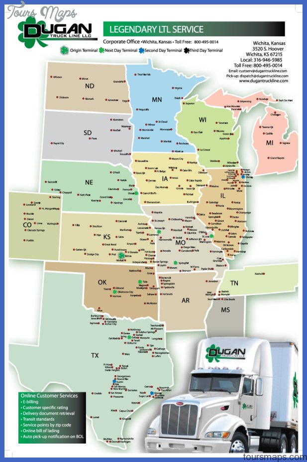 wichita Wichita Map