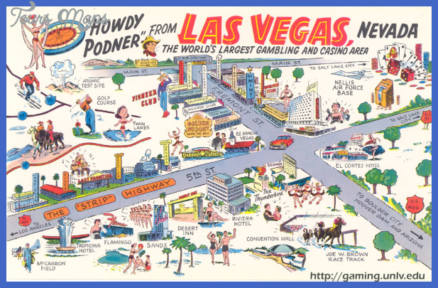 Las Vegas Map Tourist Attractions - ToursMaps.com