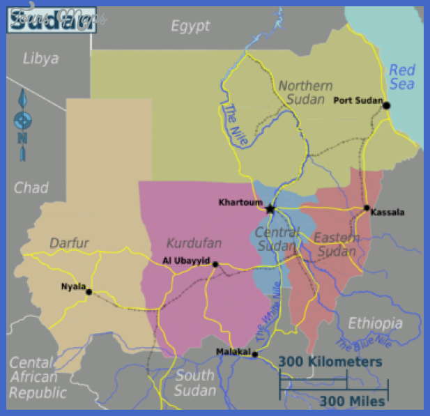 360px sudan regions map Sudan Map Tourist Attractions